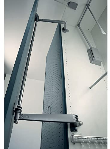 SERVETTO Schwenktürbeschlag MOTION-V KB 900 mm, Druckgussaluminium grau lackiert
