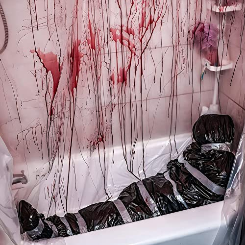 Halloween Dekorationen Requisiten FüR Tote Opfer, Gruselige GefäLschte Leiche in Tasche, Gruselige Spukhaus Dekoration, Geeignet FüR Hof, Friedhof, Garten, Badewanne, Balkon