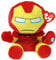 TY Iron Man Marvel Avengers Beanie Babies Regular, Licensed Beanie Baby Soft Plush Toy, Collectible Cuddly Stuffed Teddy