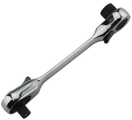 Clé à cliquet portable 2 en 1 1/4 - Tournevis à dégagement rapide pour clé à tête avec 72 T - Clé à cliquet à tête 2 en 1 1/4 - Outil de tournevis portable