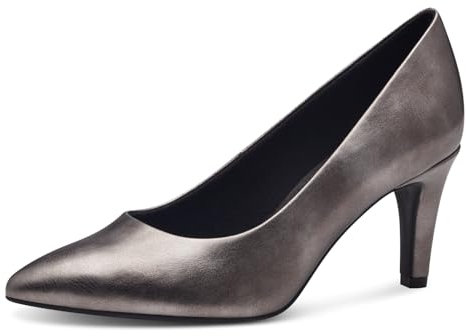 s.Oliver Damen Pumps Spitz Elegant, Silber (Pewter), 36 EU