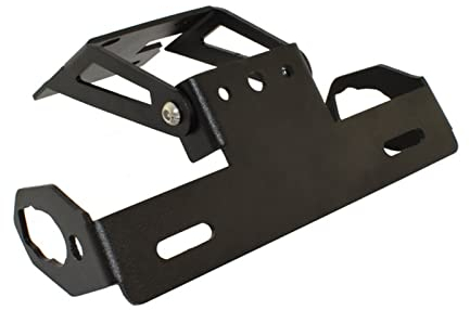 Generic Kennzeichenhalter Für Kawasaki Ninja 650 Z650 2017-2021 Kennzeichenhalterrahmen Mit LED-Licht