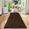 Cozy Haven Rubber Runner Rug – Outdoor & Indoor Heavy Duty Washable Non-Slip Runner Rug for Kitchen Garden, Inside & Outside Floor Mats, Waterproof and Dirt Trapper Entrance Rug (80x150 cm, Brown)