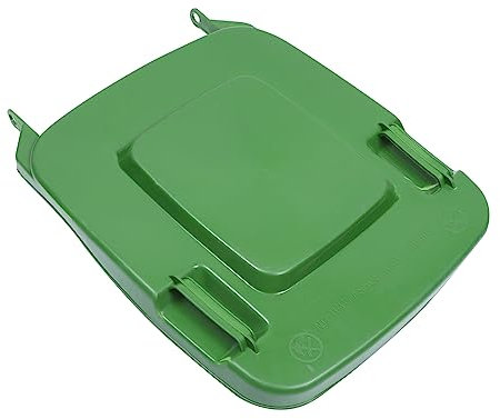 Amosfun Large 240L Waste Bin Lid Plastic Cover Garbage Can Accessory Suitable for Most Trash Cans Easy to Use Replacement for Old or Broken Lids Green
