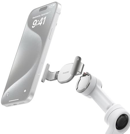 Insta360 Flow 2 Pro Morsetto Magnetico per Smartphone, Bianco Artico