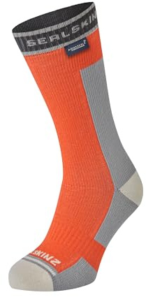 SEALSKINZ Holverstone Waterproof Mid Length Lightweight Running Sock