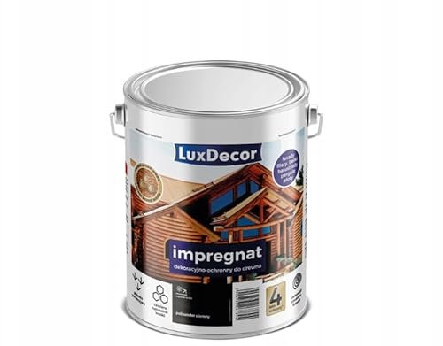 Protective Wood Stain 1L – Long-Lasting, Water-Repellent, Interior & Exterior Use (Dark Rosewood)
