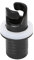 LQTSLFM Adaptateur Valve Gonflable, Adaptateur de Tuyau de Pompe Kayak, Noir Adaptateure Pompe Kayak Embout de Gonflage, Réutilisable Adaptateur de Valve à Pied pour Bateau (Noir-1 Pièces)