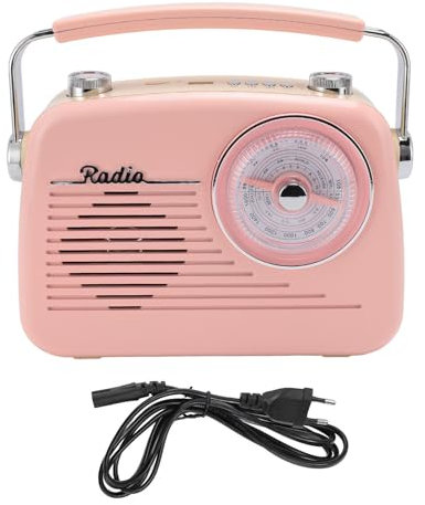 MTLAVISHY Bluetooth Speaker Portable Conexión versátil FM Am SW Mini USB Bluetooth Altavoz para Interiores al Aire Libre (Enchufe de la UE)