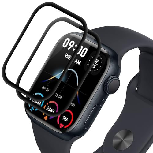 2 Pezzi Vetro Temperato per Apple watch Series 6/5/4/SE 40mm, Pellicola, Ultra HD, Senza Bolle, Alta Trasparente, Pellicole
