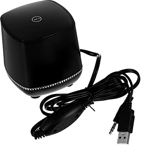 KONTONTY Mini Haut-Parleur Enfichable pour Téléphone Amplificateur Compact Boîte de Son Portable 3,5 MM Compatible Smartphone et Ordinateur Design Pratique Son Puissant