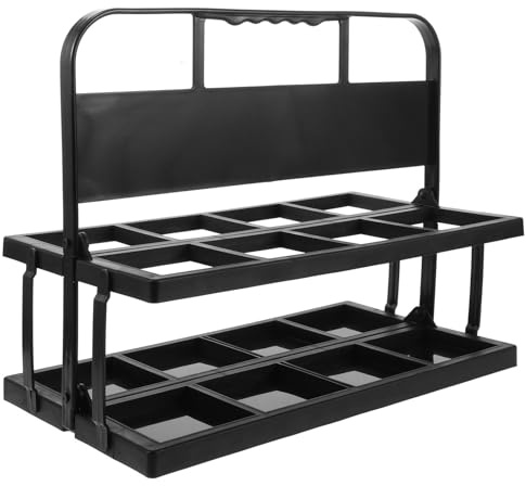 Gadpiparty Porte-Bouteilles en Plastique Pliable 8 Trous pour 8 Bouteilles, Léger et Facile à Transporter, pour Entraîneurs de Football et Activités Sportives Réutilisable