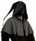 Inter-Moden Mittelalter Gugel - Unisex Arlong grau