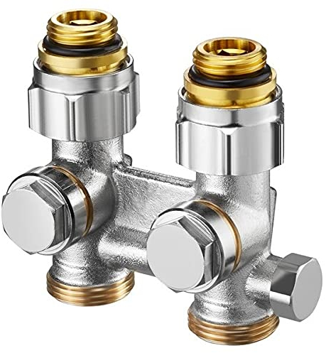 Oventrop Absperrverschraubung ZBU Multiflex F F1/2Z AGx3/4Z AG MS