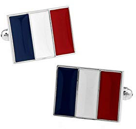 Boutons de manchette Drapeau Français, boutonnières France