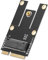 M.2 NGFF auf PCI-E Adapterkarte, Bewinner M.2 NGFF auf PCI-E Adapter,Notebook WLAN Bluetooth Netzwerkkarte für 2000/XP/Vista 32/64/7/8/10/Linux usw.