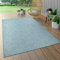 Paco Home Outdoor Teppich Balkon Terrasse Pastellfarben Flachgewebe Gartenteppich Modern, Grösse:140x200 cm, Farbe:Petrol