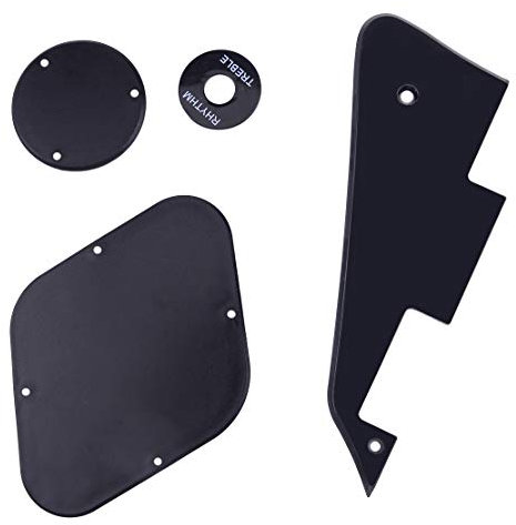 Eastar Black Guitar Pickguard Back Plate Set passend für LP Les Paul