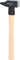 BRILLIANT TOOLS BT077025 Schlosserhammer mit Hickory-Stiel, 250 g, französische Form [Powered by KS TOOLS]