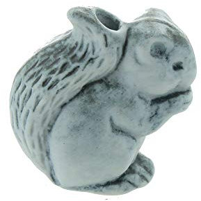 Crafty Jungle Ceramic Cord Pull Squirrel (Blue/grey)