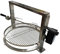 SunshineBBQs Stainless Steel Round Santa Maria Kettle BBQ Rotisserie & Adjustable Cooking Grill - Fits Weber 57cm