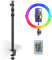VIJIM K10 RGB Desktop Ring Lamp with Extendable Tripod and Table Clamp