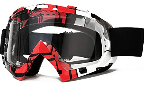 FMY Motorrad-Motocross-Brille für Männer, Frauen und Jugendliche, kratzfest, staubdicht, UV400, ATV-Dirtbike-Brille
