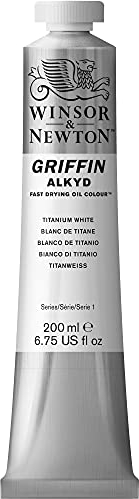 Winsor & Newton óleo al de secado rápido Griffin Alkyd - tubo de 200ml color blanco de titanio