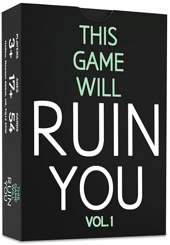 This Game Will Ruin You Vol 1 - Card Games for Adults & Hen Parties - Party Games for Uni Students & Fun Adult Games- Board Games for Groups & Couples or 18th Birthday Gift