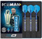 Red Dragon Gerwyn Price Iceman Challenger 24 Gram Professional Tungsten Darts Set with Flights and Stems