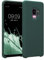 kwmobile Hülle kompatibel mit Samsung Galaxy S9 Hülle - Silikon Handy Case - Handyhülle weiche Oberfläche - kabelloses Laden - Moosgrün