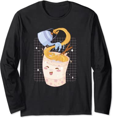 Ramen Food Baguettes pour nouilles japonaises Manche Longue