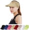 TAGVO Sun Visor Hüte für Damen, mit großer Krempe Faltbar Visor Cap Strand Hut Sonnenschutz UPF 50+ Konzipiert für Outdoor-Sportarten wie Strand-Volleyball,Golf,Baseball,Tennis,Badminton,Laufen