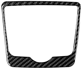 JORAsa Karbonfaser-Innenverkleidung, Rahmenabdeckung, kompatibel mit Audi A4 B9 2017–2020 (MMI-Armaturenbrettrahmen)