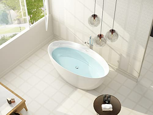 Sanotechnik Freistehende Badewanne Miami 170 x 82 x 58,5 cm weiß