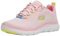 Skechers Damen Flex Appeal 5.0 Low-Top-Sneaker, Pink Mesh Yellow Trim, 38.5 EU