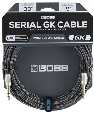 BOTMO BOSS BGK-30 | 9 m Digitales High-Performance-Kabel für BOSS Gitarrensynthesizer-Produkte | Kompatibel mit GM-800, GK-5, GK-5B, GKC-AD & GKC-DA