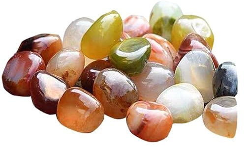 COYOUCO Farbige Dekorative Steine Für Pflanzen, Aquarium Aquarium Kies, Polierte Kristalle, Kieselsteine Für Pflanztöpfe Pflanzgefäße Sukkulente Kaktus Vase Füller,0.5kg,C