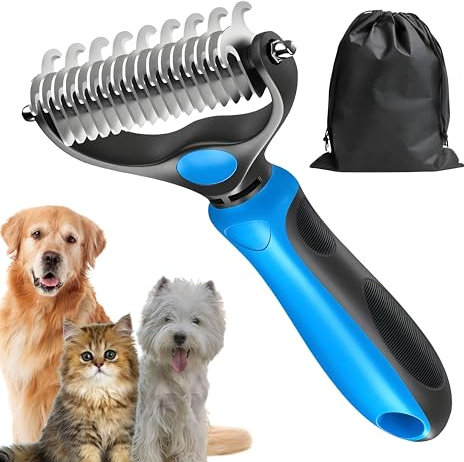 ACM Deslanador y Cepillo Para Perros y Gatos | Pelo Largo | Cuidado de Pelo | E-book Incluido