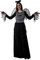 Gojoy shop-Disfraz de Ángel Caído para Adultas Mujeres Halloween Carnaval (Contiene:Diadema,vestido,Alas y Mochila de Cuerdas. Adulta L=160-170CM)