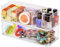 NICKLIN Kosmetik Organizer,2pcs Badschrank Organizer Schminke für Schublade 1-Fach und 3-Fächer,Make Up Organizer,Acryl Schlafzimmer Schminktisch Organizer,Schminkaufbewahrung für Dresser Schminktisch