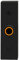 Newhouse Hardware Rectangular Lighted Wired Metal Doorbell Button in Black BT6BL, for Doorbell Chime, Buzzer, or Ringer, Door Bell Button Only, Buzzer Button with LED Button Light