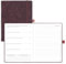 POPRUN Kalender 2025 Buchkalender A5 Notizbuch (Aug.2024-Dez.2025), ca. A5 (22 x 16,5 cm), Terminplaner, Wochenplaner 2025 Softcover mit PU-Leder, Zertifiziertem Papier - Weinrot