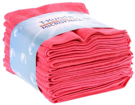 T-KUNDE Bayetas Microfibra Colors 12 Unidades Color Rosa