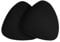 BRELESE Push-up Bra Pad Inserts | Self-Adhesive | Both-Sides Sticky | Reusable Sticky Breast Pads for Bikini Top | Sports Bra | Wedding Dress Bra | Bra Cups for Sewing (Black, C-D)