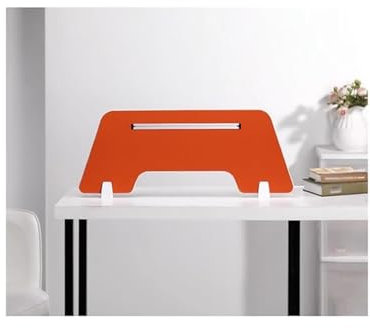 Acoustic Desk Divider Clamp On Standing Sound Proof Partition Privacy Panel Freestanding Desk Red 60x30cm