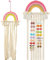 Haarspangen Aufbewahrung, Aufbewahrung Haarschmuck Kinder, Haarspangen Aufbewahrung Regenbogen, Aufbewahrung Für Haarspangen Mädchen, Rosa, Handgewebt, Geeignet Für Schlafzimmer, Wohnzimmer