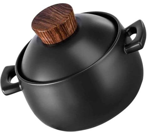 OKUMEYR De Cerámica Para Cocinar Con y Tapa Olla De Estofado Pequeña Para Doméstico y Restorán Para y Bibimbap