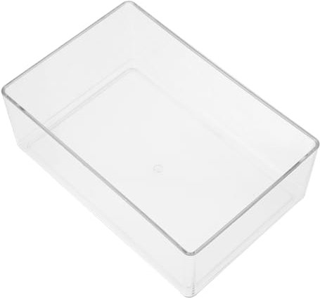 HOUDERCO Hamsterwanne Hamster Sandkasten Badewannenbehälter Mit Sand Wasserdicht Badezimmerbehälter Für Hamster Ecke Sandbad Ratte Wannen Für Abfluss Klarer Behälter Transparent Plastik