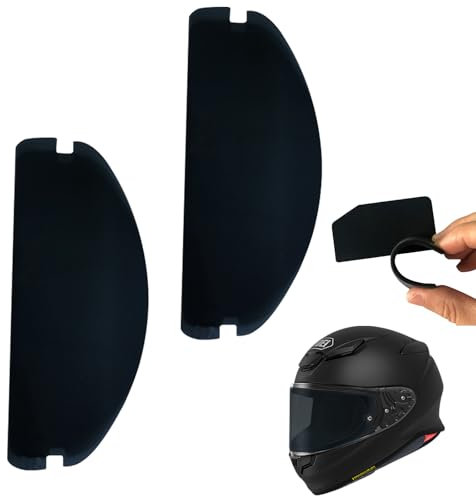 Neyeau 2 Pcs Anti-Fog Film for Motorcycle Helmet & 1 Silicone scraper,Pinlock Visor Insert,Suitable for Non-fixed Open-Face and Full-Face Helmets